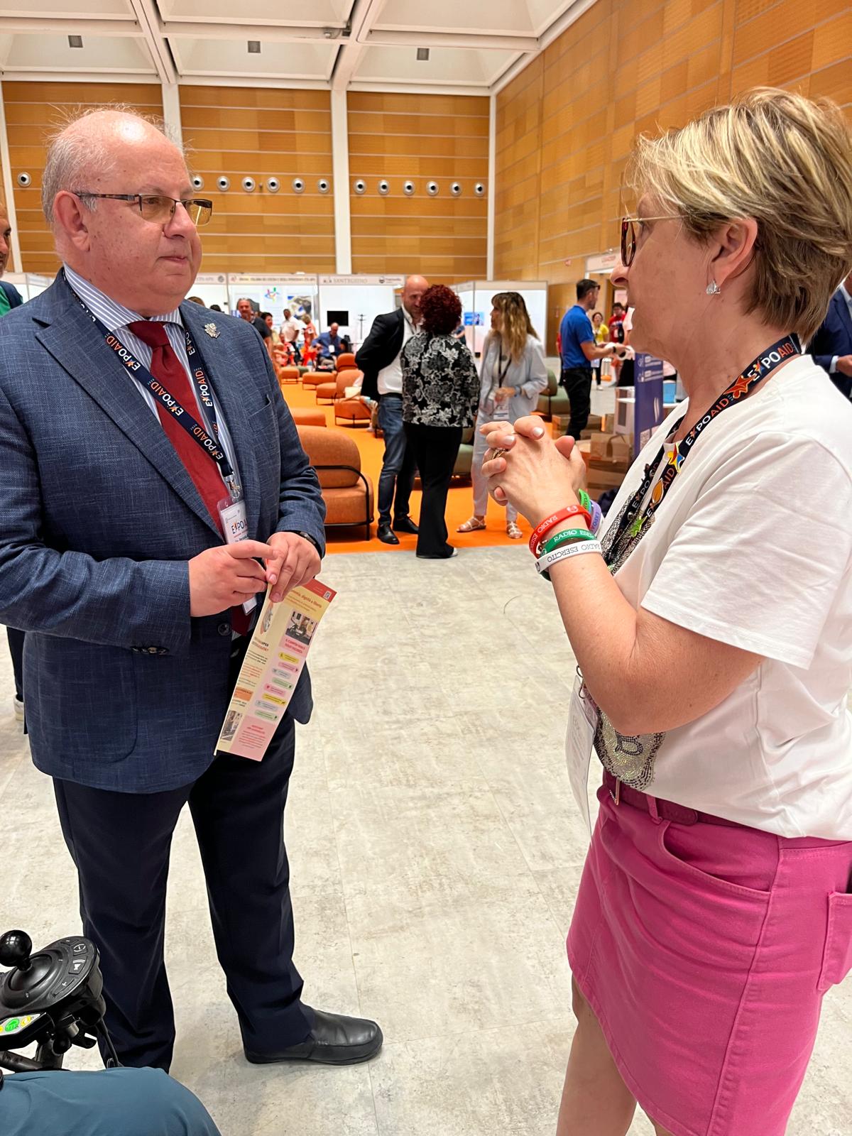 Caponetto con Assocamp a ExpoAid 2026
